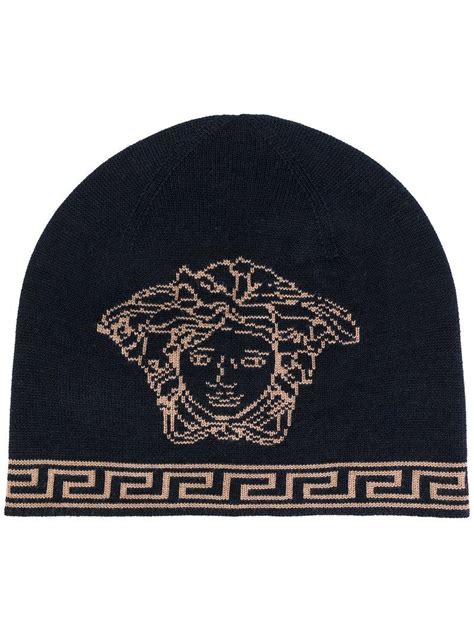 versace beanie hat mens|Versace hats for men.